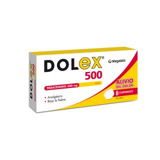 Dolex® 500 Mg x 8 Comprimidos | Paracetamol