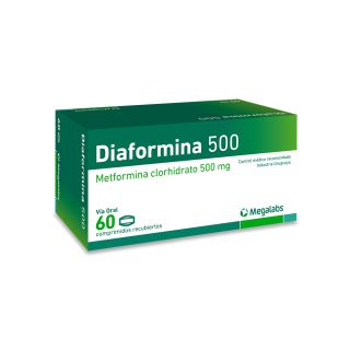 Diaformina® Xr 500mg X 60 Comprimidos