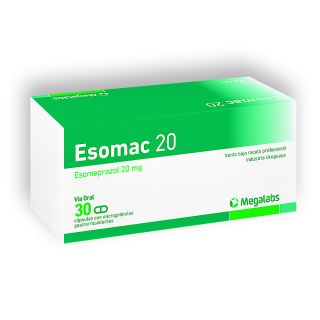 Esomac® 20mg X 30 Cápsulas - Esomeprazol Roemmers