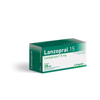 Lanzopral® 15mg X 28 Cápsulas
