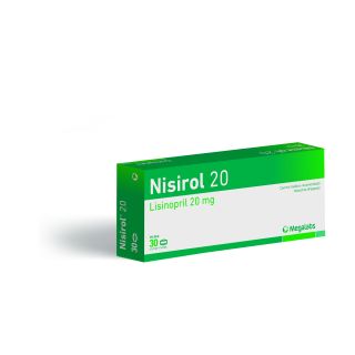 NISIROL 20 MG 30 COMP