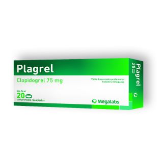 PLAGREL 75 MG 20 COMP