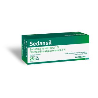 Sedansil® Crema 25g | Quemaduras & Ulceraciones
