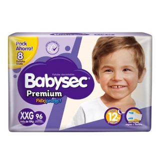 BABYSEC PAÑAL SUPER PREMIUM JUMBO XXG 70