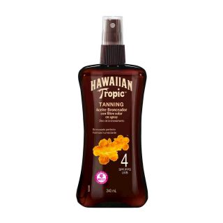 Bronceador Hawaiian Tropic Tanning F4 Spray 240ml