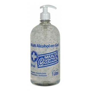 MULTICREMA ALCOHOL GEL 1000 CC  VALVULA