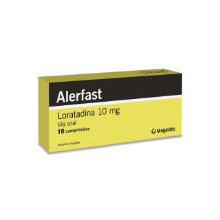 ALERFAST 10 MG 10 COMP