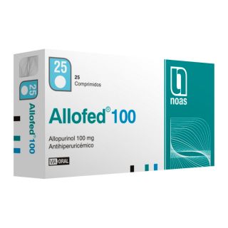 ALLOFED 100 MG/25 COMP