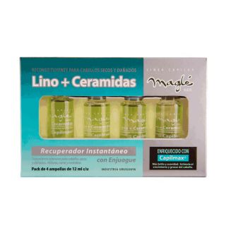MAGLE LINO+CERAMIDAS C/ENJUAGUE 4 AMP