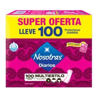 NOSOTRAS PROTECTOR DIARIO MULTIESTILO 100