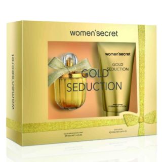TAILORED WOMEN SECRET SET GOLD SEDUCT/EDP+BODY