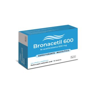 BRONACETIL 600 MG 10 SOBRES