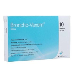 BRONCHO-VAXOM PEDIATRICA 10 CAP