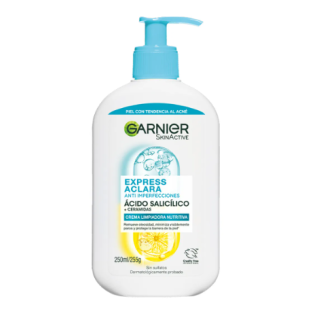 CREMA DE LIMPIESA GARNIER ACLARA ANTI IMPERFECCIONES 