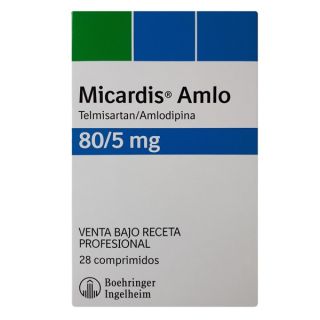 MICARDIS AMLO 80/5 MG 28 COMP