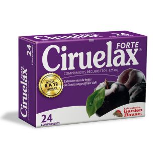 CIRUELAX FORTE 125 MG 24 COM