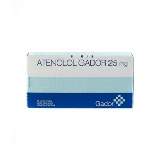 ATENOLOL GADOR 25 MG 28 COMP