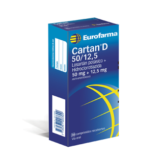 CARTAN D 50 MG+12.5MG 30 COMP