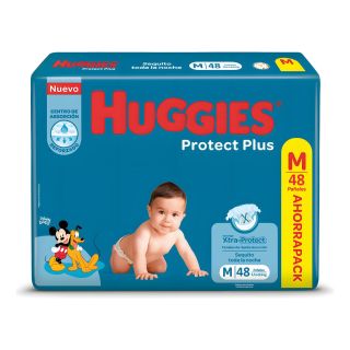 HUGGIES PROTECT PLUS X 48 TALLE M