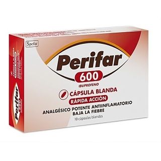 PERIFAR 600 MG 10 CAPS BLAND