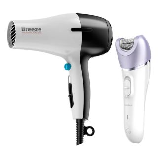 COMBO GA.MA SECADOR BREEZE + DEPILADORA OASIS LOOK