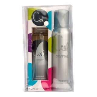 CIEL CRYSTAL ESTUCHE BODY MIST 125 ML+AERO DEO 123