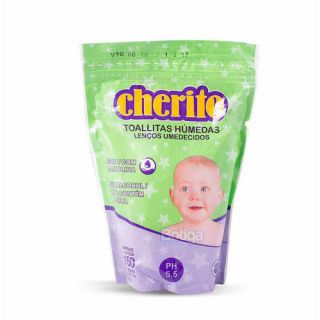 CHERITO TOALLA HUMEDA LANOLINA 150 U