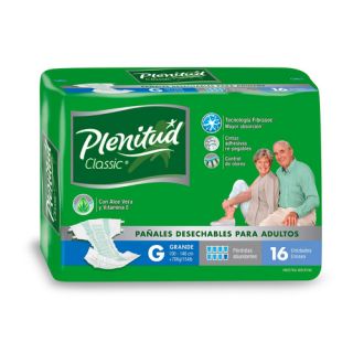 PLENITUD PAÑAL IF CLASSIC ALOE GDE 16 U