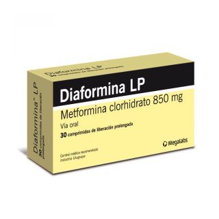 DIAFORMINA LP 850 MG 30 COMP