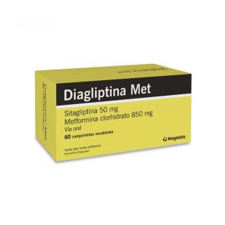 DIAGLIPTINA MET 60 COMP