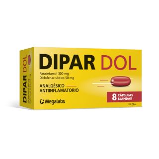 DIPAR DOL 8 CAPS BLANDAS