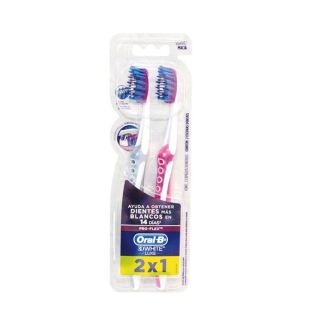 ORAL B 3D CEP/DENTAL WHITE PRO FLEX PACK 2X1