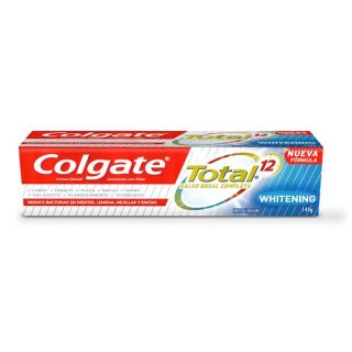 COLGATE CRE/DENTAL TOTAL 12 WHITENING 140 GR
