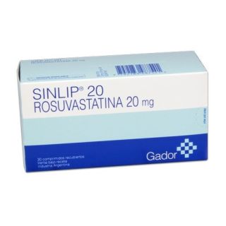 SINLIP 20 MG 30 COMP