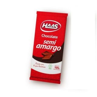 HAAS MANDEL 180 GR ALMENDRAS C/CHOCOL/SEMI AMARGO
