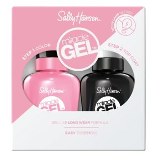 SALLY HANSEN MIRACLE GEL DUO PACK PINK CADILLA/