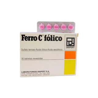 FERRO C FOLICO 30 TAB