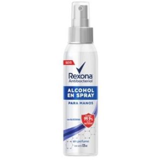REXONA ALCOHOL EN AEROSOL PARA MANOS 125 ML