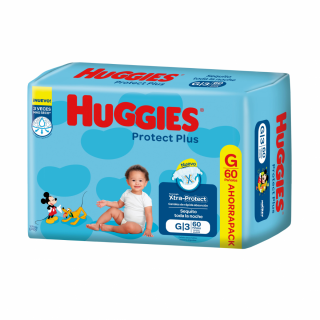 Huggies Protect Plus G X 60 Unidades
