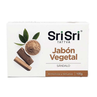 Jabón Vegetal Sándalo Sri Sri 100g