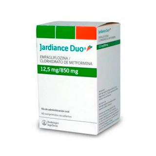 JARDIANCE DUO 12.5/850 MG 60 COMP