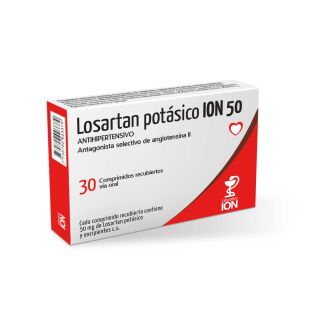 LOSARTAN POTASICO ION 50 30 COMP
