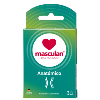 MASCULAN ANATOMICO 3 UNID