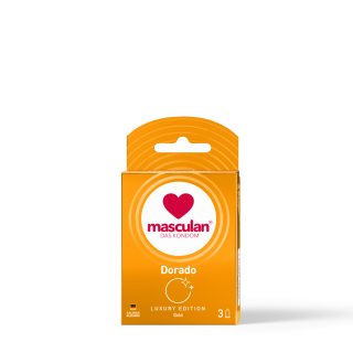 PRESERVATIVOS MASCULAN DORADO X 3 UNIDADES
