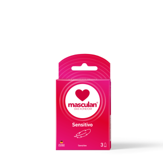 PRESERVATIVOS MASCULAN SENSITIVE X 3 UNIDADES