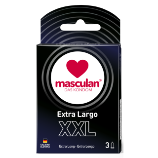 MASCULAN EXTRA LARGO XXL 3 UNID