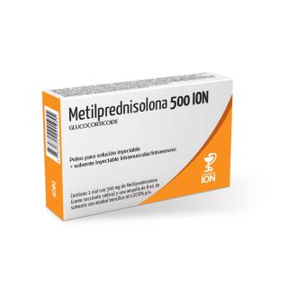 METILPREDNISOLONA 500 ION INYECTABLE