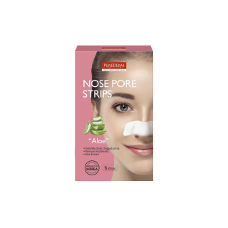 Banditas Para Puntos Negros Con Aloe Purederm X 6 Unidades