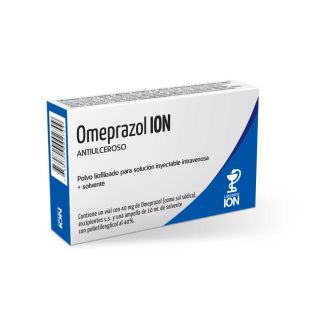 OMEPRAZOL ION 40 MG INYECTABLE C/SOLVENTE