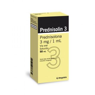 PREDNISOLIN 3 MG JARABE 50 ML